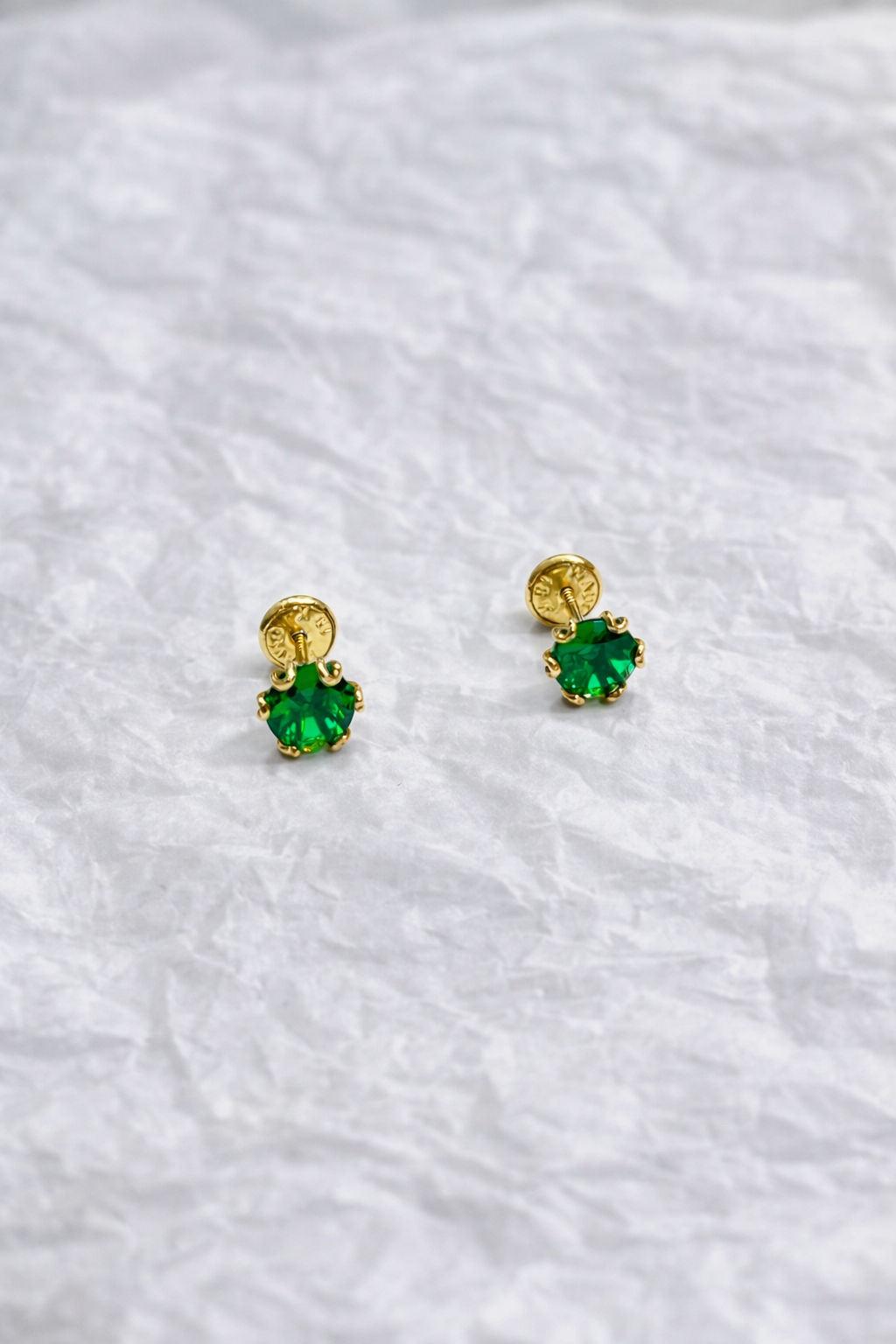 Topos Circon Verde Luz Dorada